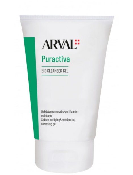 Arval Puractiva Bio Cleanser Gel Gel Detergente Sebo-Purificante Esfoliante - 150 Ml