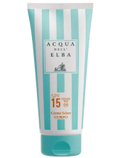 Acqua Dell’elba Crema Solare Corpo Spf 15 Crema Corpo Protezione Media 200 Ml