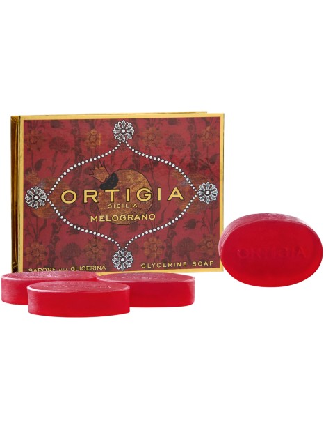 Ortigia Melograno Sapone Alla Glicerina Confezione Piccola 4 X 40 Gr