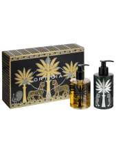 Ortigia Cofanetto Ambra Nera Crema Corpo 300 Ml + Sapone Liquido 300 Ml