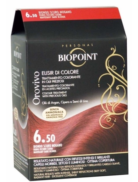 Biopoint Personal Orovivo Elisir Di Colore - 6.50 Biondo Scuro Mogano