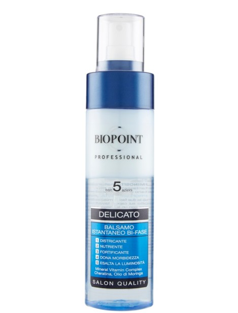 Biopoint Professional Balsamo Istantaneo Bi-Fase Delicato Con 5 Azioni - 200 Ml