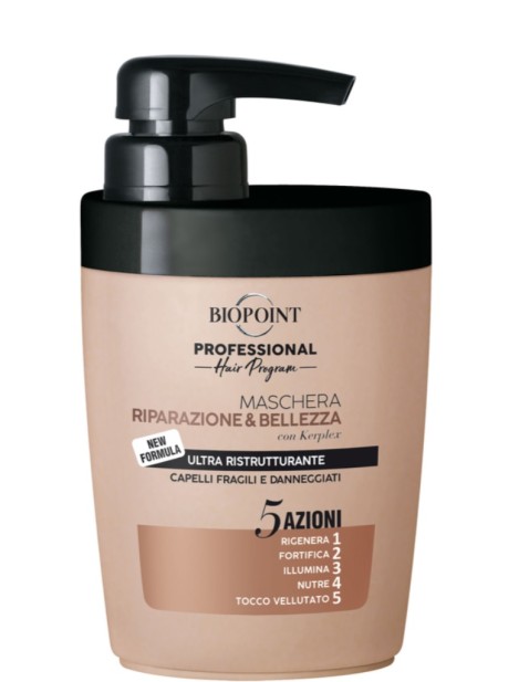 Biopoint Professional Hair Program Maschera Riparazione & Bellezza - 300 Ml