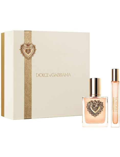 Dolce & Gabbana  Cofanetto Dolce & Gabbana Devotion Eau De Parfum Donna 50 Ml + Eau De Parfum Travel Spray 10 Ml