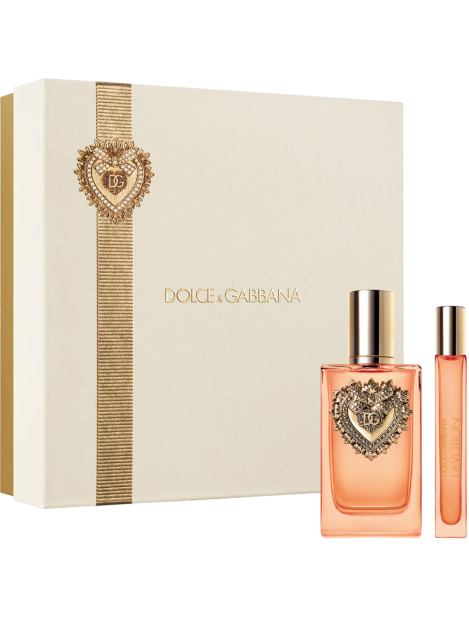 Dolce & Gabbana Cofanetto Devotion Eau De Parfum Intense Donna 100 Ml + Devotion Eau De Parfum Intense Travel Spray 10 Ml