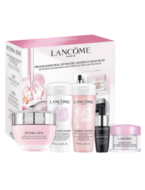 Lancôme Cofanetto Hydra Zen Crema Giorno + Crema Notte + Siero + Struccante + Tonico