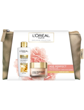 L'oreal Paris Age Perfect Set Regalo Latte Detergente 200 Ml + Crema Viso Golden 50 Ml + Pochette