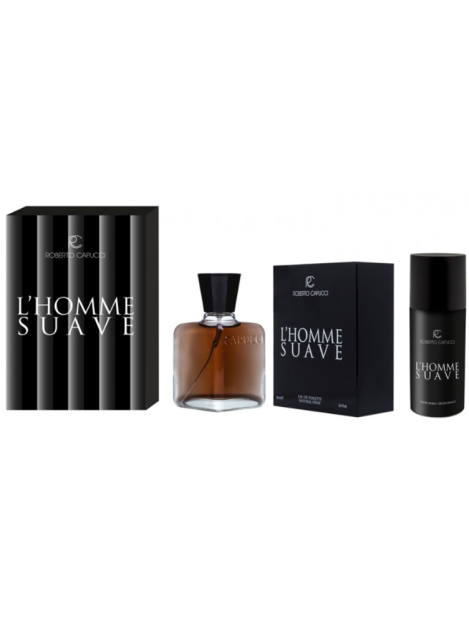 Roberto Capucci L'homme Suave Edt + Deodorante Cofanetto Uomo - 2Pz