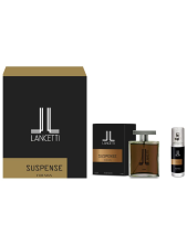 Lancetti Cofanetto Suspense For Men Eau De Toilette 100 Ml + Deodorante Spray 120 Ml