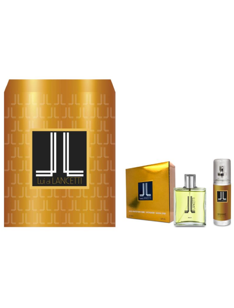 Lancetti Cofanetto Lui Eau De Toilette Uomo 100 Ml + Deodorante Spray 120 Ml