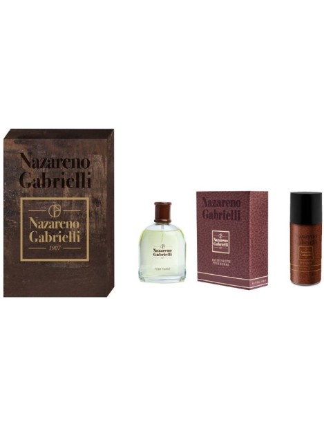 Nazareno Gabrielli Cofanetto Pour Homme Eau De Toilette 100 Ml + Deodorante Spray 150 Ml