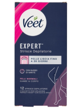 Veet Expert Strisce Depilatorie Corpo Per Pelli Normali 12 Strisce 