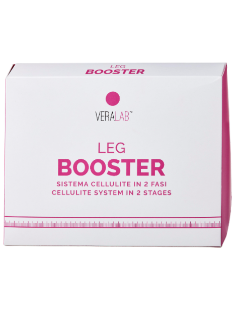 Veralab Leg Booster Sistema Rimodellante Cellulite In 2 Fasi (Crema + Guaina Ciclista) - Taglia M/L