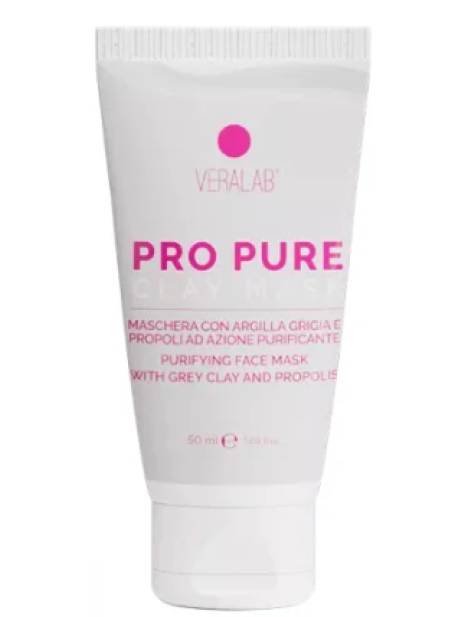 Veralab Pro Pure Clay Mask Maschera Viso Ad Azione Purificante E Riequilibrante 50 Ml