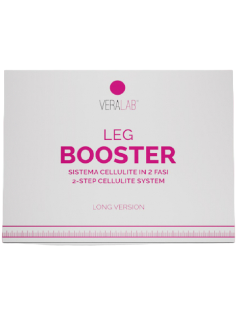 Veralab Leg Booster Long Version Sistema Rimodellante Cellulite In 2 Fasi (Crema + Guaina Corsaro) - Taglia M