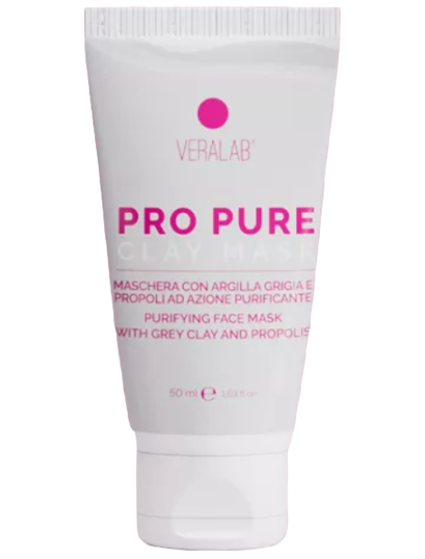 Veralab Pro Pure Clay Mask Maschera Viso Ad Azione Purificante E Riequilibrante 50 Ml