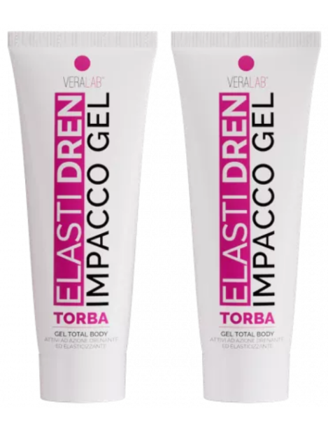 Veralab Elastidren Impacco Gel Torba Gel Viso E Corpo Attivi Ad Azione Drenante Ed Elasticizzante 2 Da 250 Ml