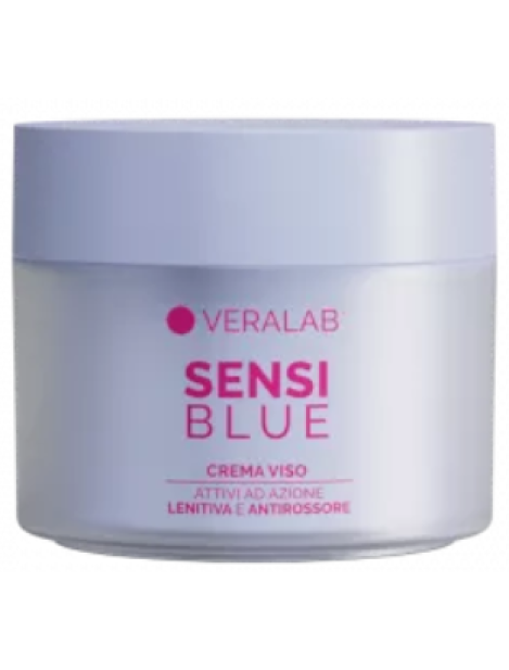 Veralab Sensiblue Crema Viso Ad Azione Lenitiva E Antirossore 45 Ml