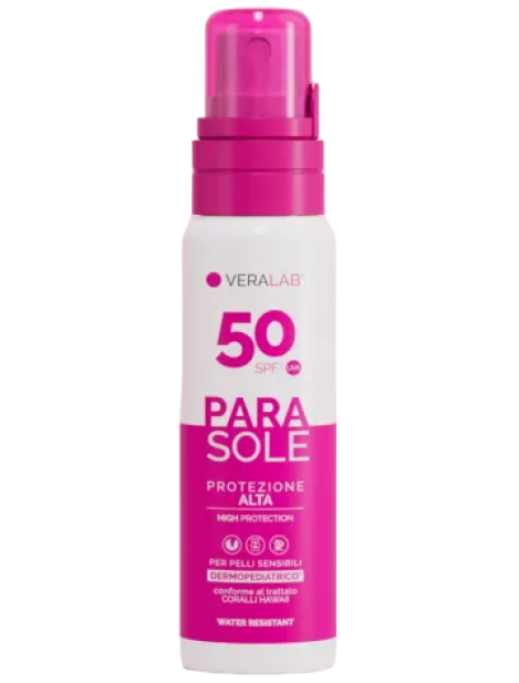 Veralab Parasole 30 Latte Solare Spray Protezione Spf50 100 Ml