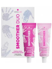 Veralab Cofanetto Smoother Duo Kit Crema Mani 50 Ml + Maschera Mani 50 Ml