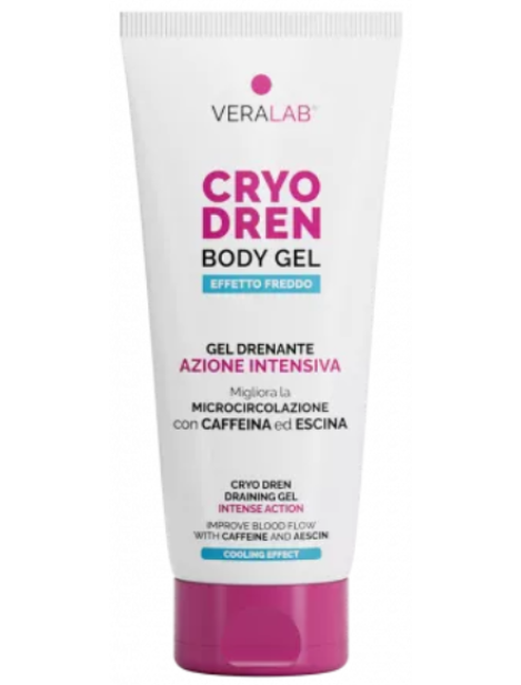 Veralab Cryo Dren Body Gel Effetto Freddo Gel Drenante Azione Intensiva 200 Ml