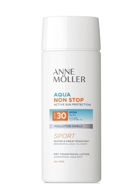 Anne Möller Aqua Non Stop Lozione Viso Dry Touch Spf30 - 75 Ml