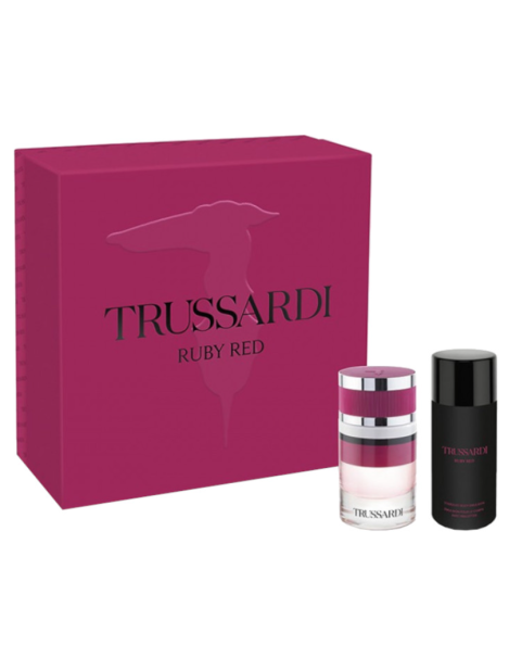 Trussardi Ruby Red Cofanetto Eau De Parfum 50Ml + Emulsione Corpo Glitterata 125Ml