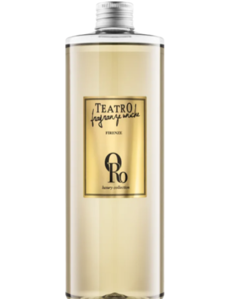 Teatro Fragranze Uniche Profumo Ambiente Luxury Collection Oro - 500 Ml Ricarica