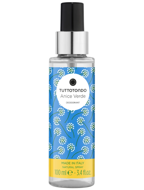 Tuttotondo Anice Verde Deodorante Spray Antitraspirante Unisex 100 Ml