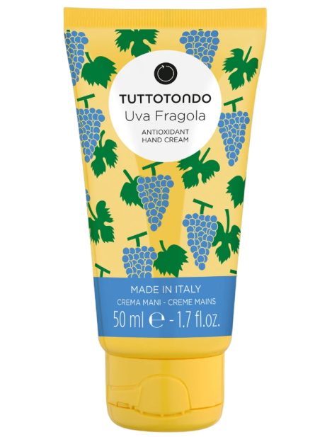 Tuttotondo Uva Fragola Antioxidant Hand Cream Crema Mani Lenitiva 50 Ml