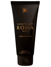Laura Biagiotti Roma Uomo Nero Estremo Shower Gel Profumato 200 Ml