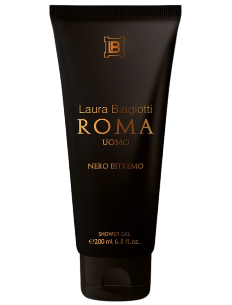 Laura Biagiotti Roma Uomo Nero Estremo Shower Gel Profumato 200 Ml