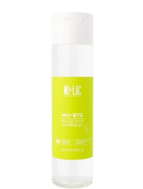 Mulac Mu-Bye Micellar Water Acqua Micellare Struccante 250 Ml