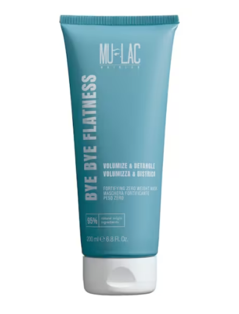 Mulac Bye Bye Flatness Maschera Forticante Capelli - 200Ml