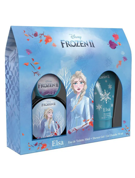 Disney Cofanetto Bimbi Frozen Ii Elsa Eau De Toilette 50Ml + Shower Gel 50Ml Bimbi