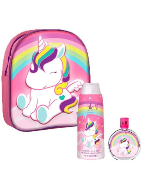 My Unicorn Cofanetto Eau De Toilette Bambini 50Ml + Shower Gel 300 Ml + Zainetto	