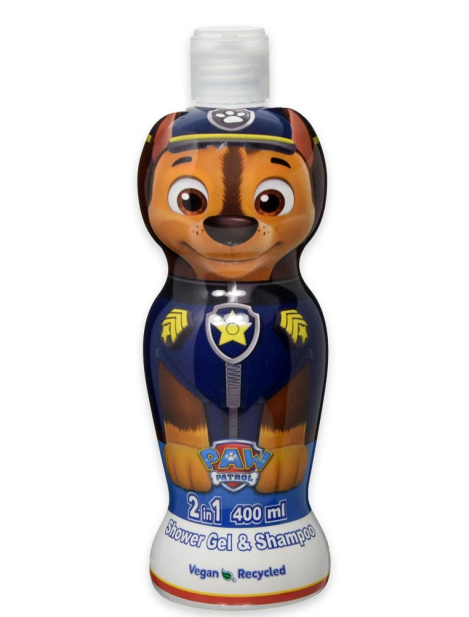 Paw Patrol Chase 1D 2 In 1 Shower Gel & Shampoo - 400 Ml