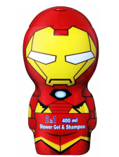Disney Avengers Iron Man 2 In 1 Shower Gel &amp; Shampoo - 400 Ml