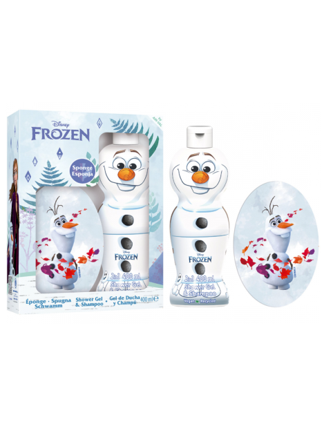 Frozen Olaf Cofanetto Gel Doccia 2In1 400Ml + Spugna - 2Pz