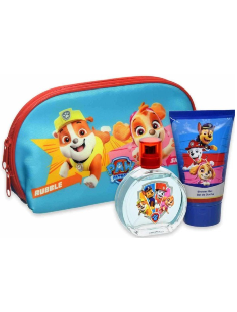 Paw Patrol Cofanetto Eau De Toilette 50 Ml + Gel Doccia 100 Ml + Pochette