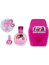 Barbie Cofanetto Eau De Toilette 50 Ml + Smalto 4 Ml + Adesivi Decorativi Per Unghie + Asciugatrice Per Unghie