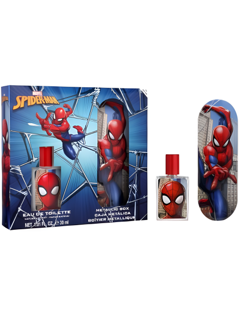 Spiderman Cofanetto Eau De Toilette 30Ml + Scatola Metallica