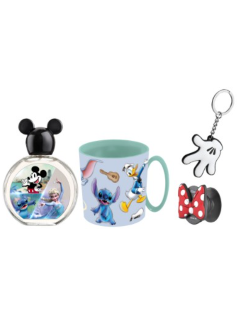 Disney Cofanetto Eau De Toilette 100 Ml + Tazza + Portachiavi + Accesorio Cellulare