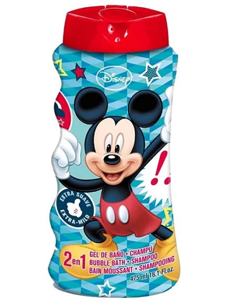 Disney Mickey Mouse Topolino 2 In 1 Bagnochiuma Shampoo 475 Ml