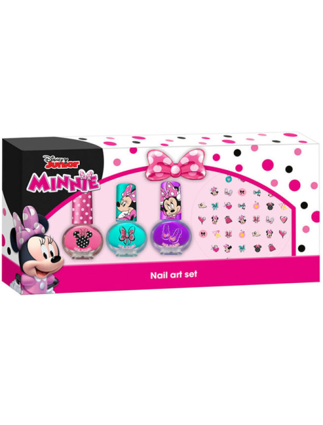 Minnie Set Smalti E Decorazioni Unghie - 3Pz