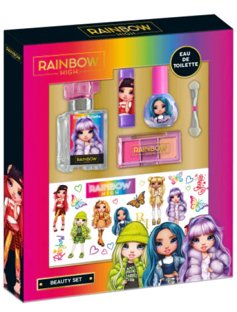 Rainbow High Cofanetto Regalo Profumo E Trucchi - 5Pz