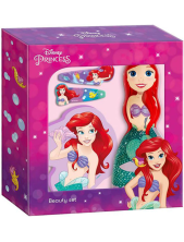 Disney Cofanetto Princess Beauty Set Ariel – Gel Doccia Shampoo 250 Ml + Spugna + Clip Per Capelli 2 Pz