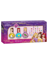 Disney Cofanetto Bimbi Unghie Principesse 4 Smalti + Adesivi Per Unghie