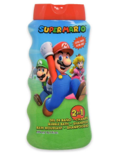 Super Mario 2 In 1 Bagnoschiuma Shampoo Per I Bimbi 475 Ml
