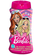 Barbie 2 In 1 Bagnoschiuma Shampoo 475 Ml